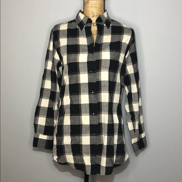 Kenneth Cole Tops - Kenneth Cole Checkered Flannel Shirt